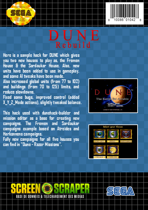 Dune : Rebuild — box-2D-back (SS)
