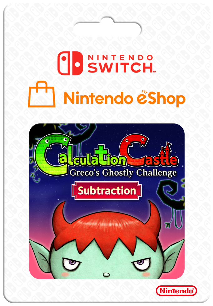 Calculation Castle - Grecos Ghostly Challenge Subtraction — support-2D (CUS)
