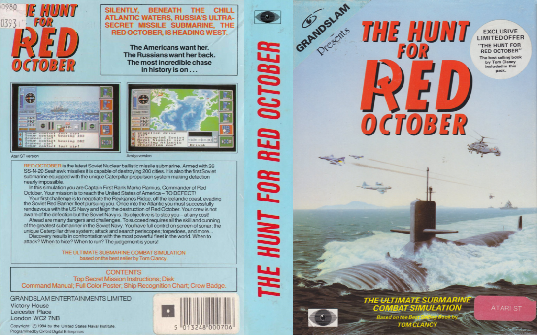 Hunt For Red October, The - The Book — box-texture (EU)