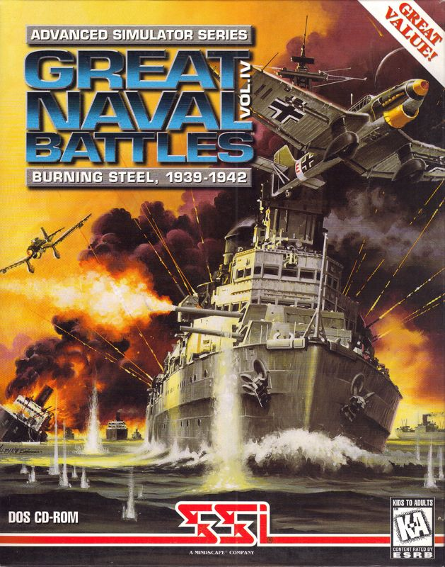 Great Naval Battles Vol 4 - Burning Steel 1939-1942 box art