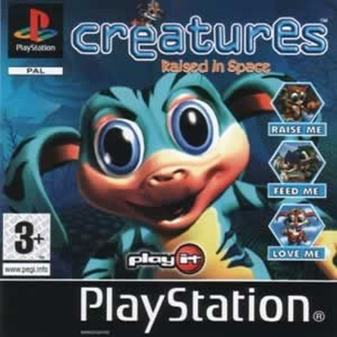 Creatures - Raised in Space — box-2D (EU)