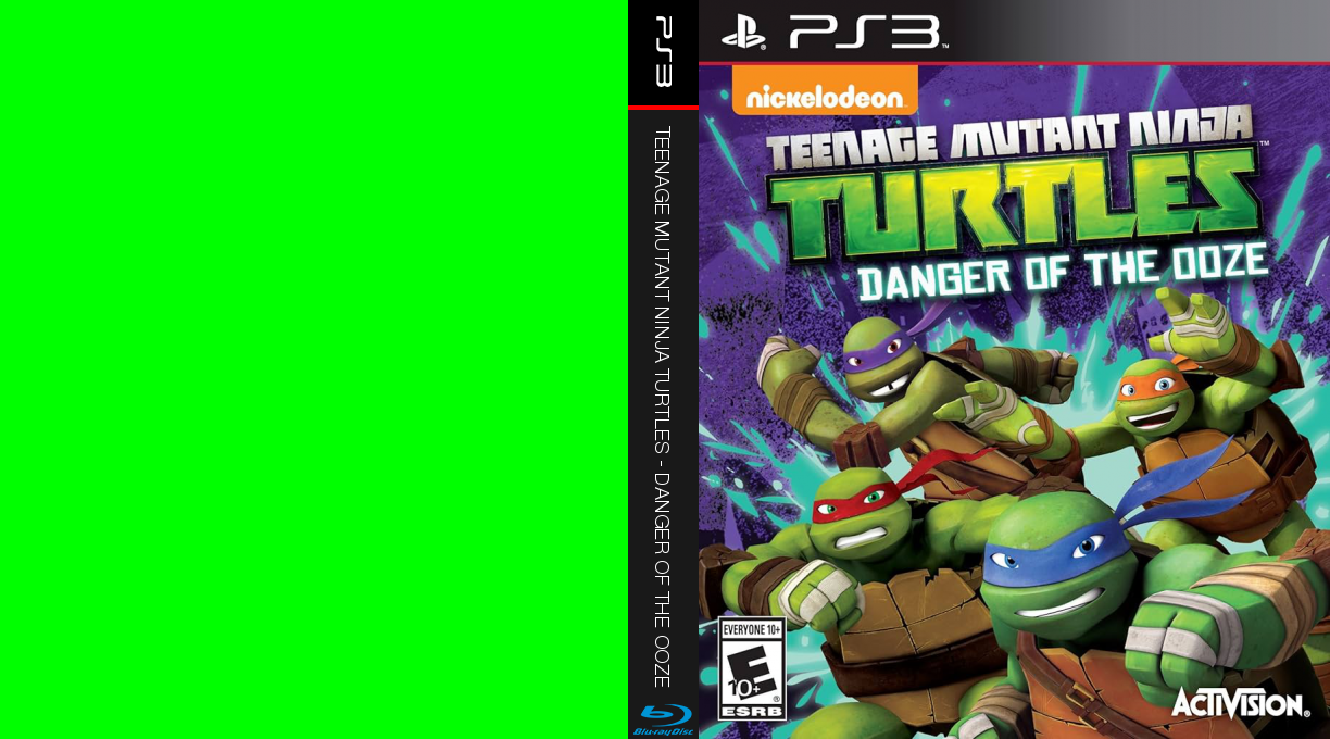 Nickelodeon Teenage Mutant Ninja Turtles - Danger of the Ooze — box-texture (US)