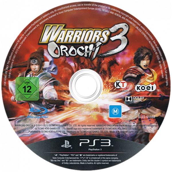Warriors Orochi 3 — support-2D (EU)