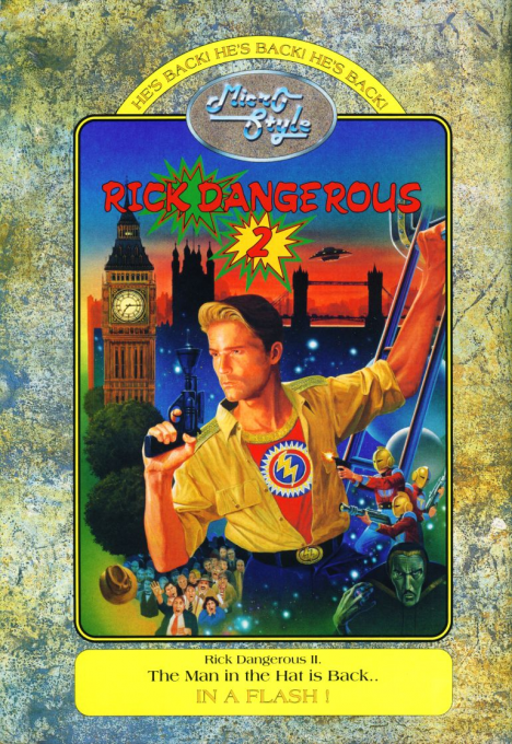 Rick Dangerous 2 box art