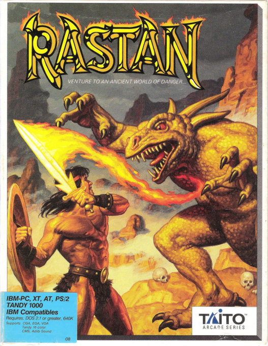 Rastan box art