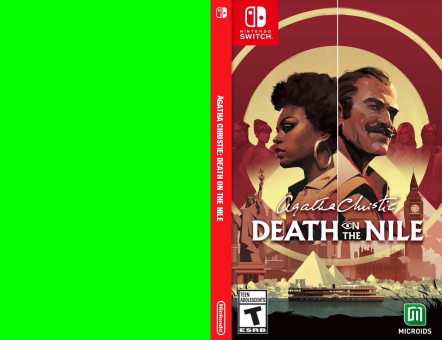 Agatha Christie - Death on the Nile — box-texture (US)