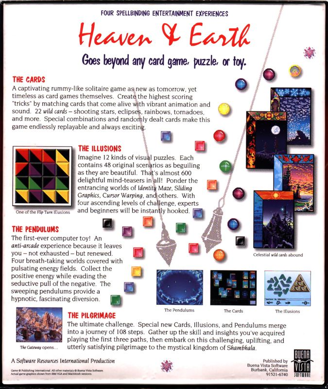 Heaven And Earth — box-2D-back (US)