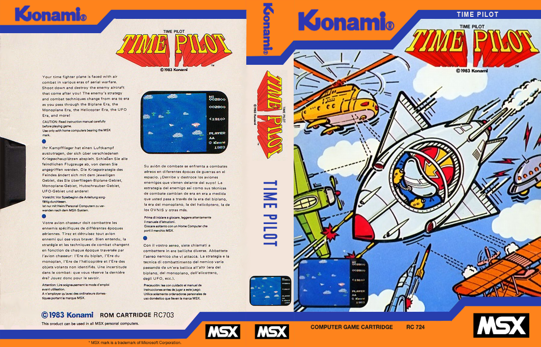Time Pilot — box-texture (EU)