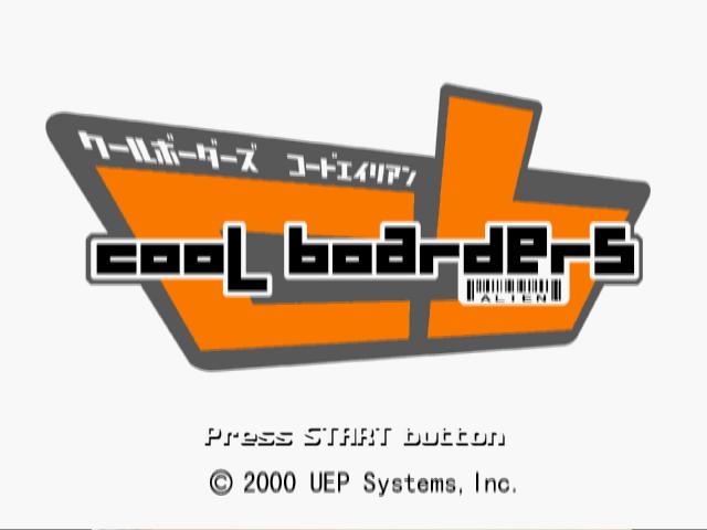 Cool Boarders - Code Alien — sstitle (JP)