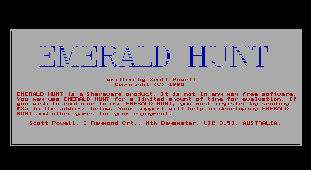 Emerald Hunt box art