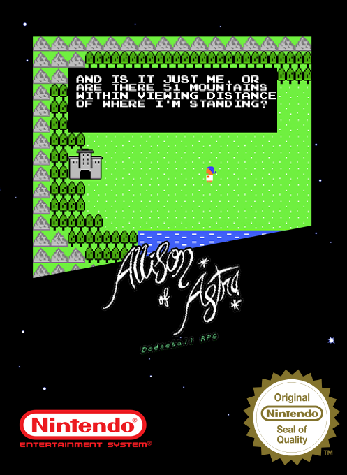Allison of Astra : Dodgeball RPG — box-2D (SS)
