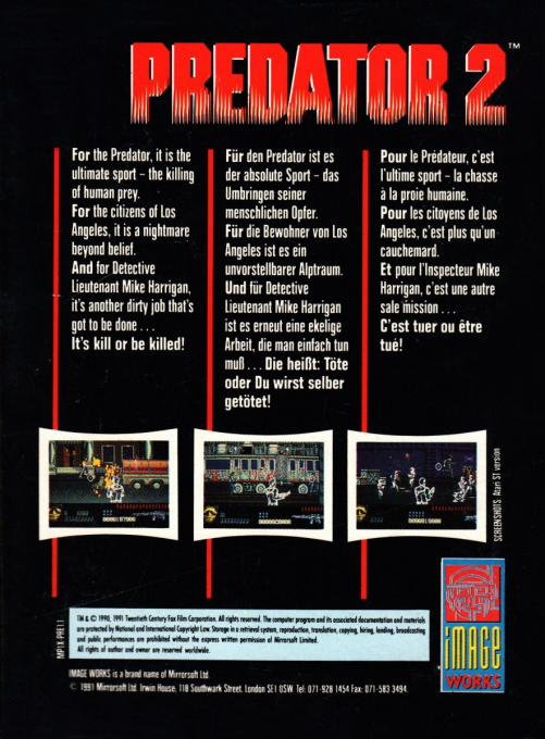 Predator 2 — box-2D-back (EU)