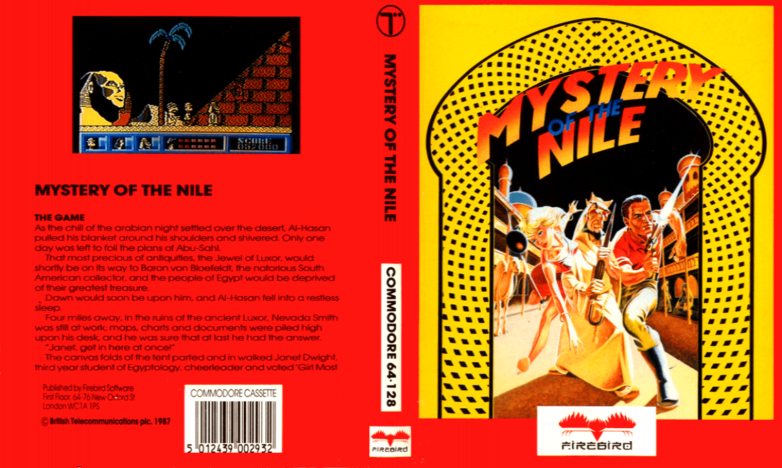 Mystery Of The Nile, The — box-texture (EU)