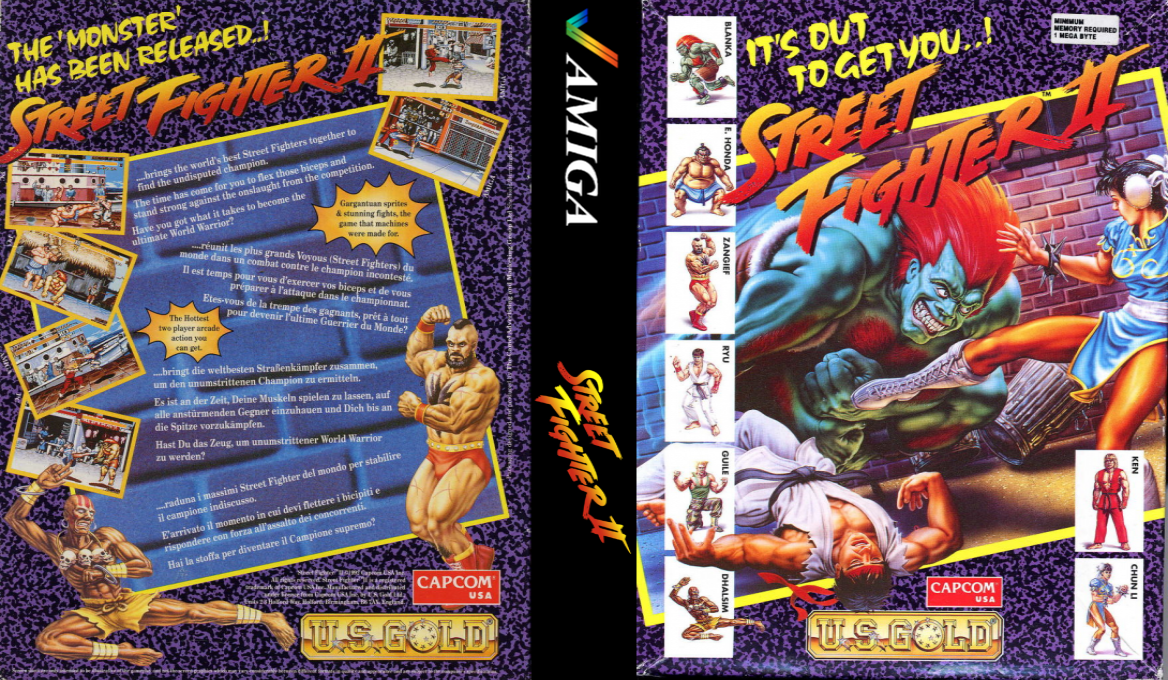 Street Fighter II - The World Warrior — box-texture (EU)