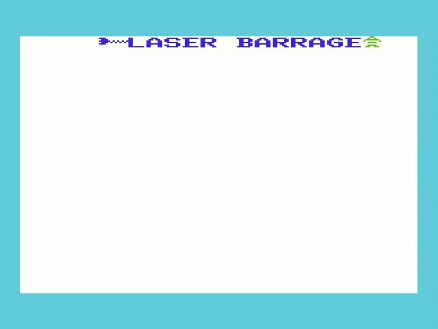 Laser Barrage — sstitle (WOR)
