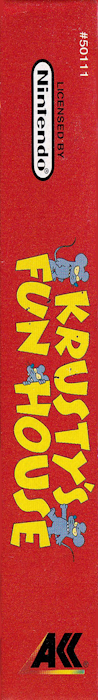 Krusty's Fun House — box-2D-side (US)