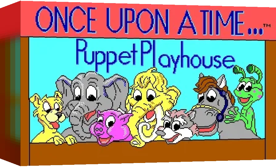 Once Upon A Time... Puppet Playhouse — box-3D (WOR)