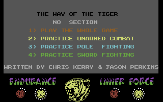 Way Of The Tiger, The — sstitle (WOR)