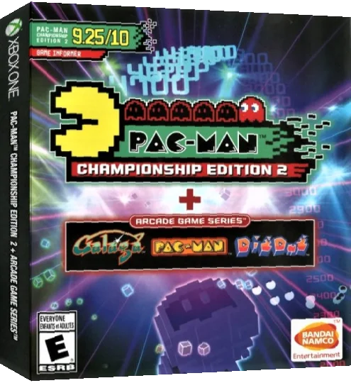 Pac-Man Championship Edition 2 + Arcade Game Series: Galaga / Pac-Man / DigDug — box-3D (US)