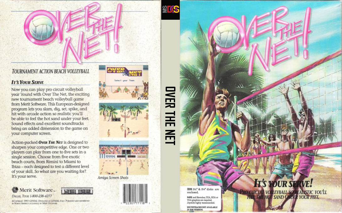 Over The Net — box-texture (US)
