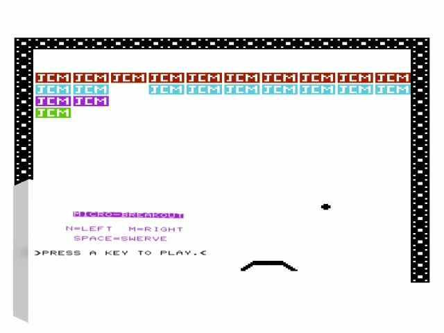 Micro Breakout — mixrbv2 (WOR)