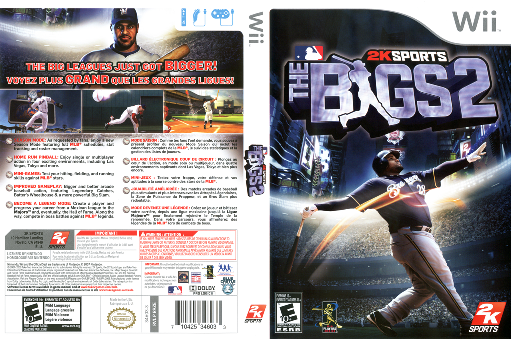 Bigs 2, The - Baseball — box-texture (US)