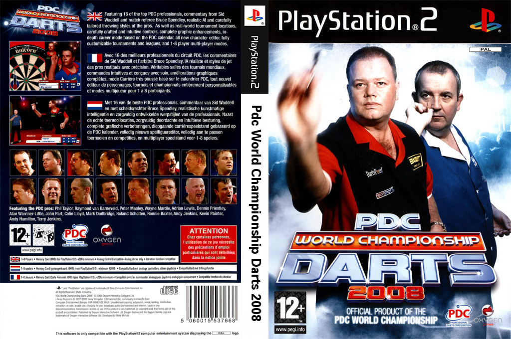 Pdc World Championship Darts 2008 — box-texture (FR)