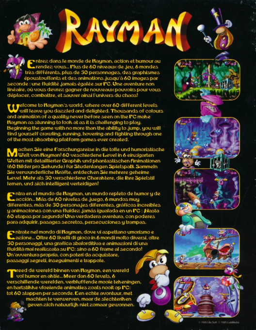 Rayman — box-2D-back (EU)