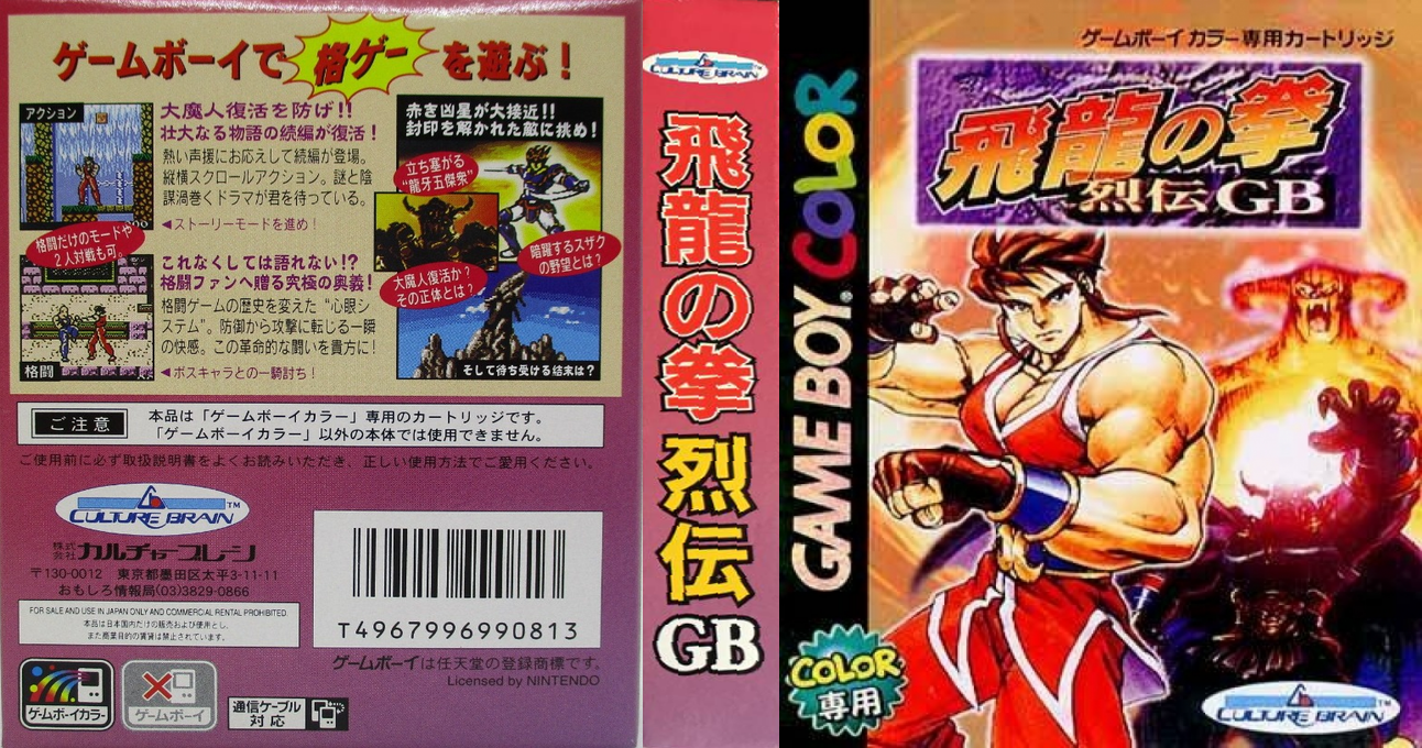 Hiryuu No Ken - Retsuden Gb — box-texture (JP)