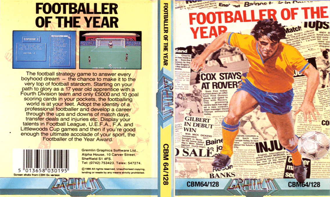 Footballer Of The Year — box-texture (EU)
