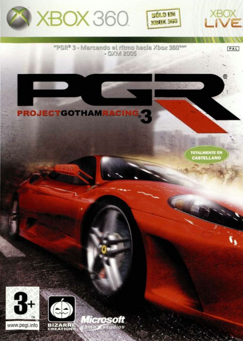 Project Gotham Racing 3 — box-2D (SP)