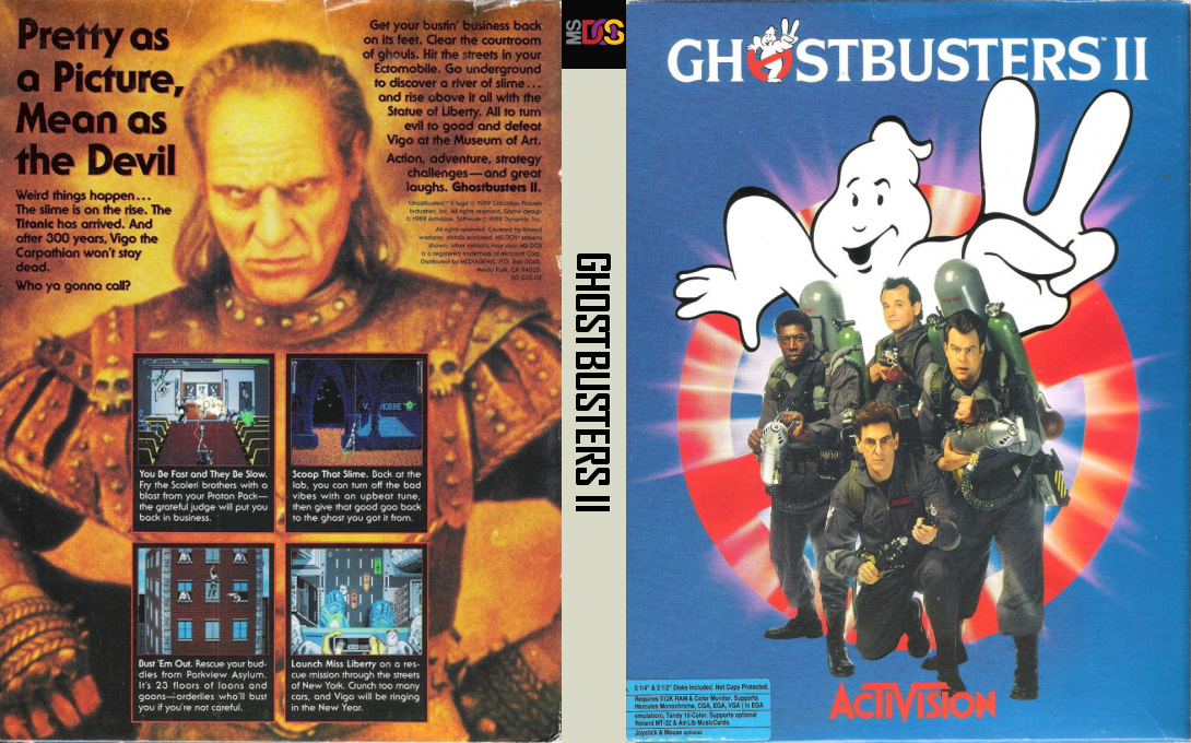 Ghostbusters 2 — box-texture (US)