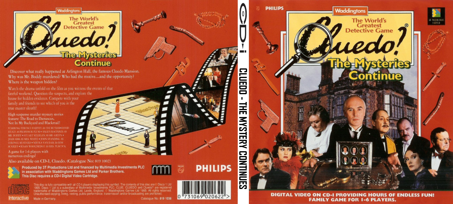 Cluedo - The Mystery Continues — box-texture (US)