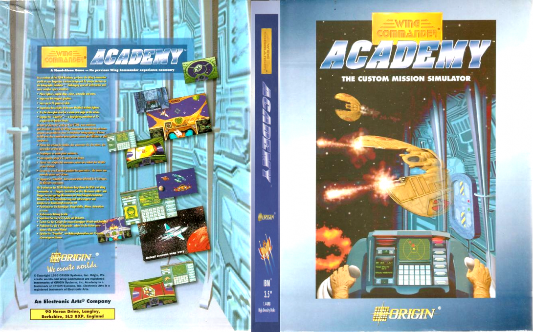 Wing Commander Academy — box-texture (EU)