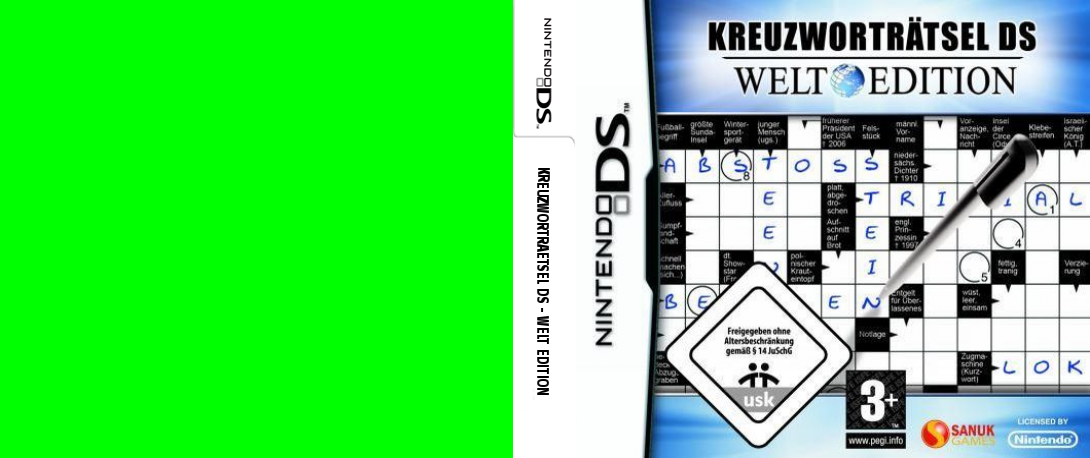 Kreuzwortraetsel DS - Welt Edition — box-texture (EU)