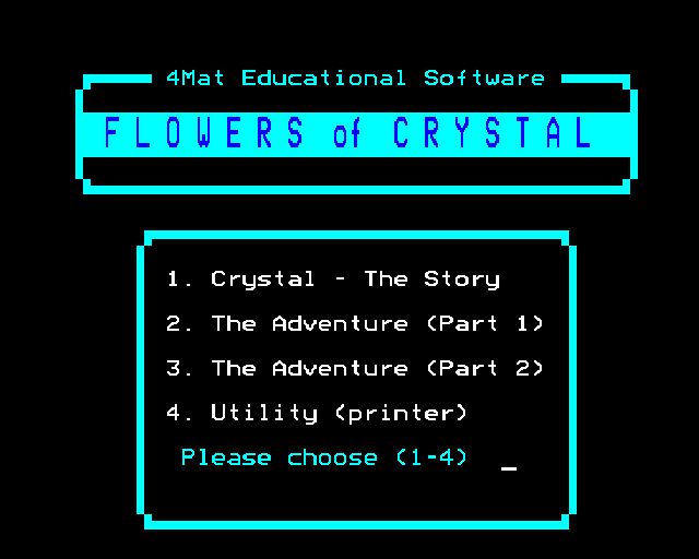 Flowers Of Crystal — sstitle (WOR)