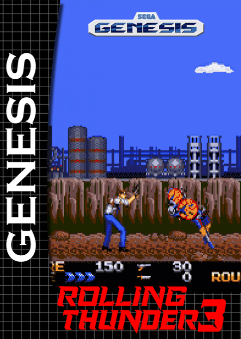 Rolling Thunder 3 — box-2D (SS)