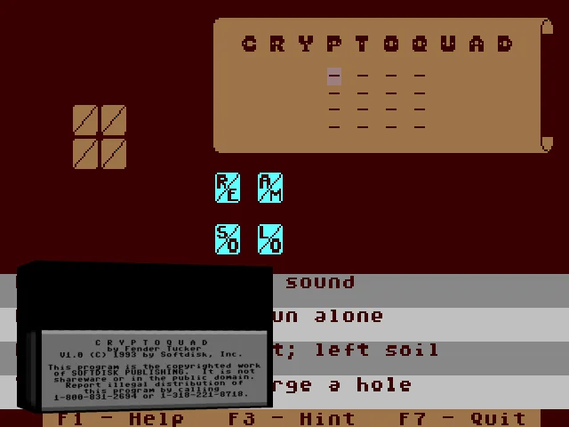 Cryptoquad #104 — mixrbv2 (WOR)