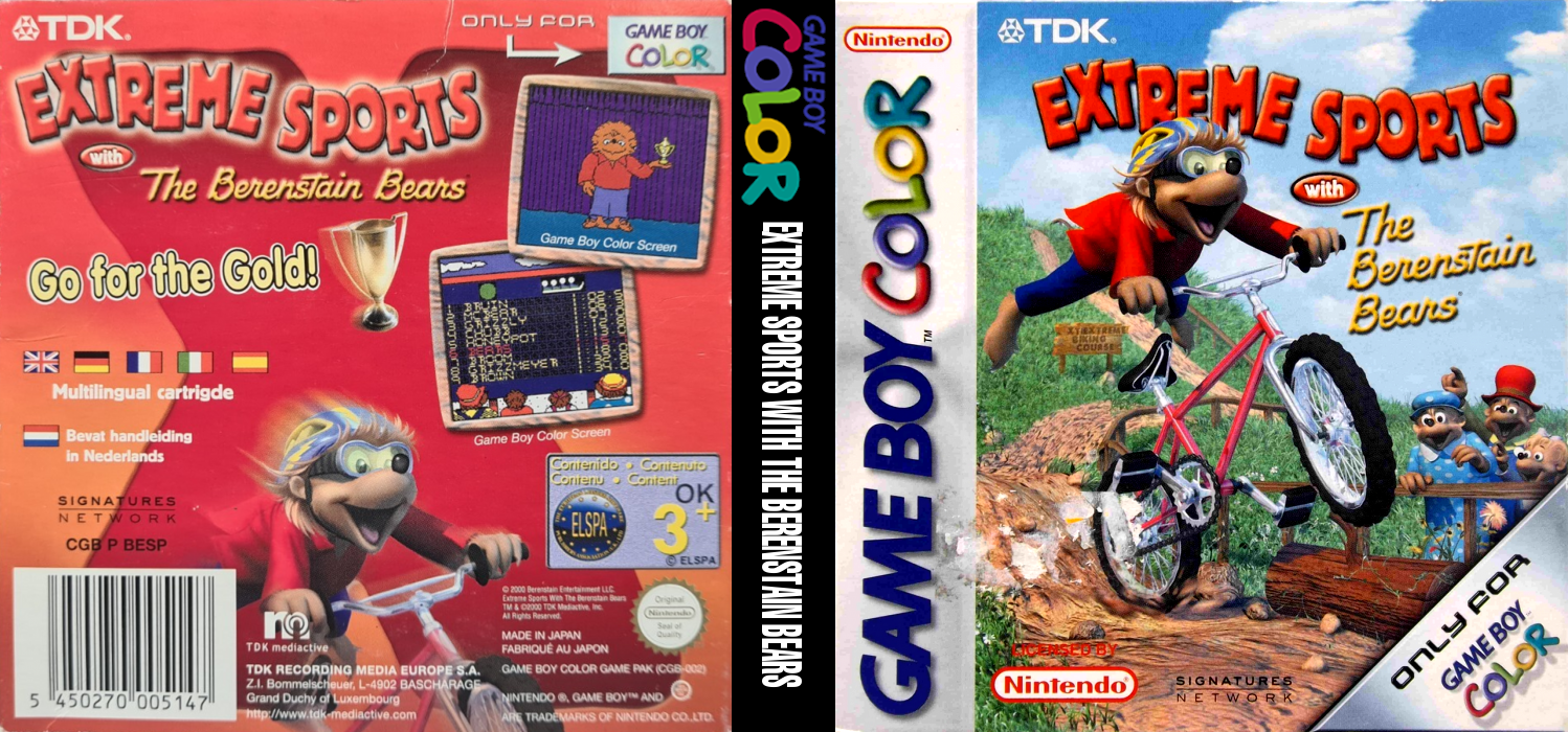 Extreme Sports with the Berenstain Bears — box-texture (EU)