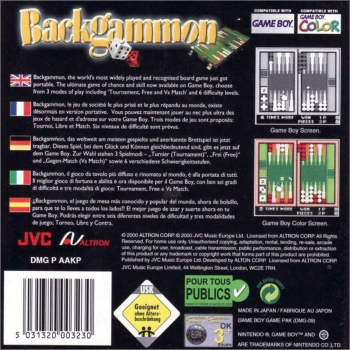 Backgammon — box-2D-back (EU)