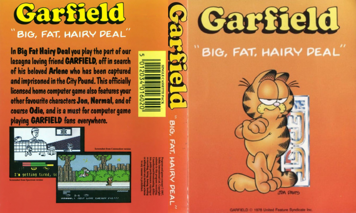 Garfield - Big, Fat, Hairy Deal — box-texture (EU)