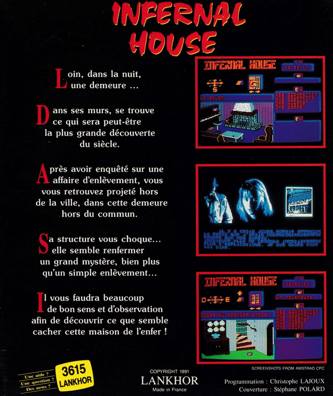 Infernal House — box-2D-back (FR)