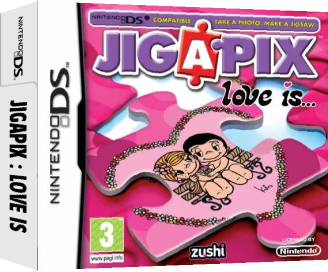 Jigapix - Love is — box-3D (EU)