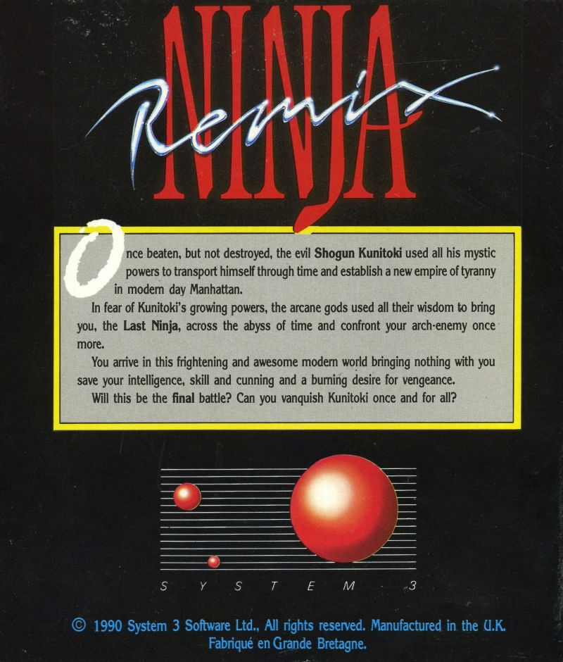 Ninja Remix — box-2D-back (EU)