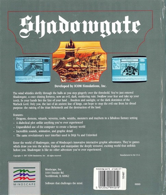 Shadowgate — box-2D-back (EU)
