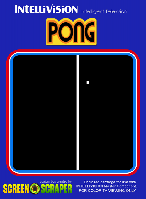 Pong box art