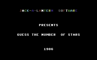 Guess the Number of Stars — sstitle (WOR)