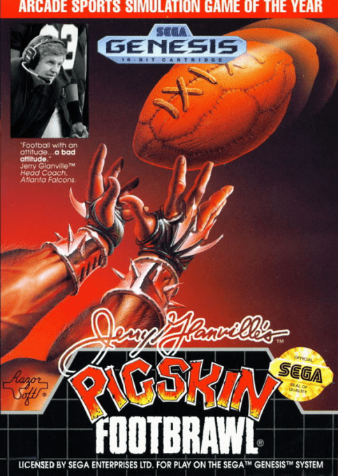Jerry Glanville's Pigskin Footbrawl box art