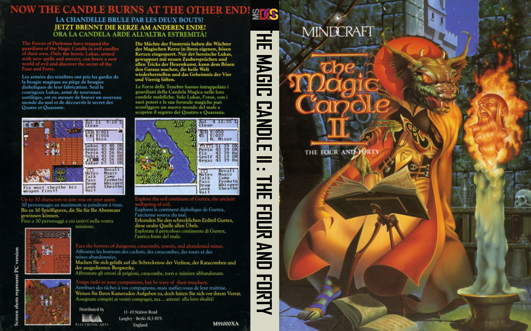 Magic Candle 2 - The Four And Forty, The — box-texture (EU)