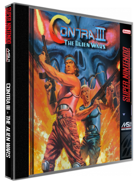 Contra III : The Alien Wars — box-3D (US)